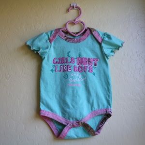 Realtree Hunter Girl Onesie - Teal & Pink